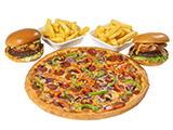 Large Pizza & Burgers Deal image